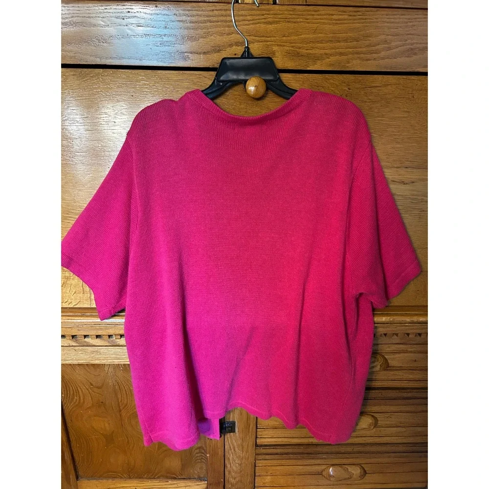 Graver Studio Y2K 3 Piece Set Butterfly Cardigan Shirt Skirt Pink Teal Fairy XL